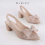 Viditi Natasha Sling Back Block Heels