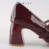 Viditi Celina Block Heels 7 cm | Shoes | Sepatu Import Wanita | Nikahan | Wisuda | Sangjit | Prewed