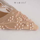 Viditi Seraphine Sling Back Heels 8 cm