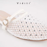 Viditi Sarina Mules | Sandal Import Wanita | Flat Shoes | Mules | Sandal