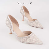 Viditi Amelie Heels 7 cm | Shoes | Sepatu Import Wanita | Hak Tinggi | Pesta | Wedding