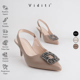 Crystal Sling Back 6 cm by Viditi