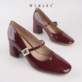 Viditi Flora Block Heels 7 cm | Shoes | Sepatu Import Wanita | Nikahan | Wisuda | Sangjit | Prewed