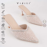 Viditi Junia Mules Heels 5 cm | Shoes | Sepatu Import Wanita | Pesta | Wisuda | Kerja