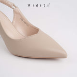 Viditi Sella Leather Heels 6 cm | Shoes | Sepatu Import Wanita | Tumit | Polos | Pesta