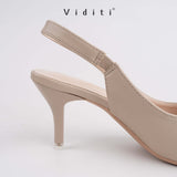 Viditi Sella Leather Heels 6 cm | Shoes | Sepatu Import Wanita | Tumit | Polos | Pesta