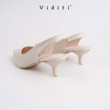 Viditi Miya Doff Heels 4 cm | Shoes | Sepatu Import Wanita | Wedding | Nikahan | Polos | Kerja