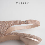 Viditi Natasha Sling Back Heels 6 cm | Shoes | Sepatu Import Wanita | Nikah | Sangjit | Prewed