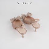 Viditi Natasha Sling Back Heels 6 cm | Shoes | Sepatu Import Wanita | Nikah | Sangjit | Prewed