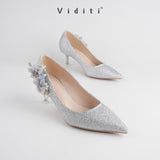 Viditi Sabrina Glitter 6 cm | Shoes | Sepatu Import Wanita | Tumit | Hak Tinggi | Pesta | Wedding