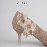 Viditi Sabrina Glitter 6 cm | Shoes | Sepatu Import Wanita | Tumit | Hak Tinggi | Pesta | Wedding