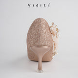 Viditi Sabrina Glitter 6 cm | Shoes | Sepatu Import Wanita | Tumit | Hak Tinggi | Pesta | Wedding