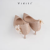 Viditi Sabrina Glitter 6 cm | Shoes | Sepatu Import Wanita | Tumit | Hak Tinggi | Pesta | Wedding