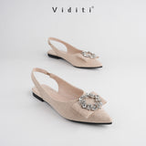 Viditi Carla Sling Back | Sepatu Import Wanita | Lepes | Kerja | Kuliah | Kantor | Flat Shoes