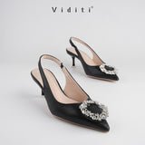 Viditi Rania Sling Back 6 cm | Shoes | Sepatu Import Wanita | Hak Tinggi | Wedding | Seserahan