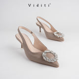 Viditi Rania Sling Back 6 cm | Shoes | Sepatu Import Wanita | Hak Tinggi | Wedding | Seserahan