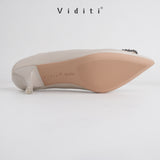 Viditi Crystal Heels 4 cm | Shoes | Sepatu Import Wanita | Tumit | Hak Tinggi | Wedding | Seserahan