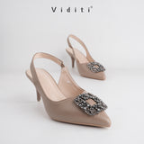 Crystal Sling Back 6 cm by Viditi