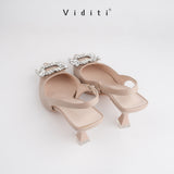 Viditi Ciara Sling Back Heels 5 cm | Shoes | Sepatu Import Wanita | Wedding | Wisuda | Seserahan