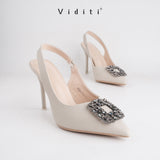 Crystal Sling Back 9 cm by Viditi