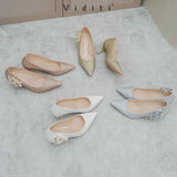 Viditi Sabrina Glitter 6 cm | Shoes | Sepatu Import Wanita | Tumit | Hak Tinggi | Pesta | Wedding