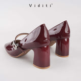 Viditi Flora Block Heels 7 cm | Shoes | Sepatu Import Wanita | Nikahan | Wisuda | Sangjit | Prewed