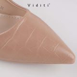 Viditi Freya Croco Block Heels