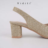 Viditi Natasha Sling Back Block Heels