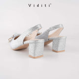 Viditi Mirela Sling Back Block Heels 5cm