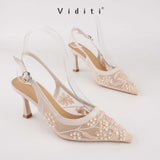 Viditi Seraphine Sling Back Heels 8 cm
