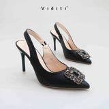 Crystal Sling Back 9 cm by Viditi
