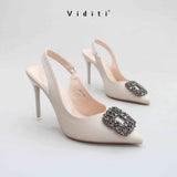 Crystal Sling Back 9 cm by Viditi
