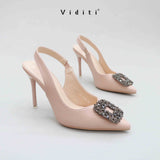 Crystal Sling Back 9 cm by Viditi