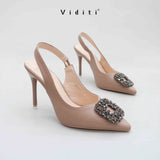 Crystal Sling Back 9 cm by Viditi