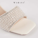 Viditi Lorine Sandal 7 cm | Shoes | Sendal Import Wanita | Santai | Jalan | Harian | Block Heels