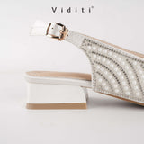 Viditi Luisa Sling Back Block Heels 3cm