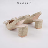 Viditi Natasha Sling Back Block Heels