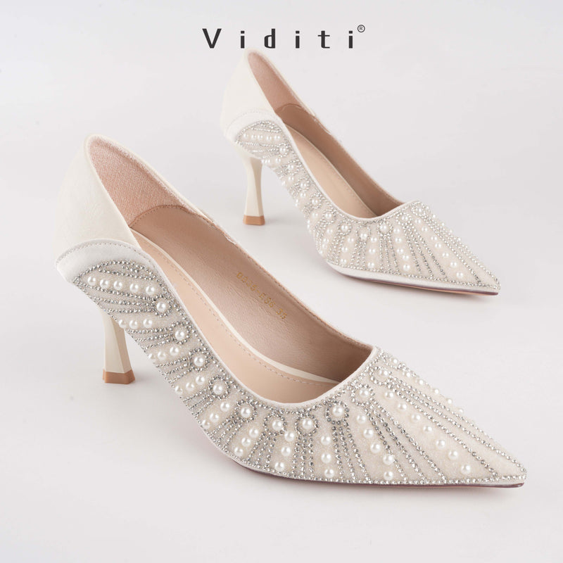 Viditi Florentia Heels 7 cm | Shoes | Sepatu Import Wanita | Wedding | Nikahan | Wisuda | Seserahan