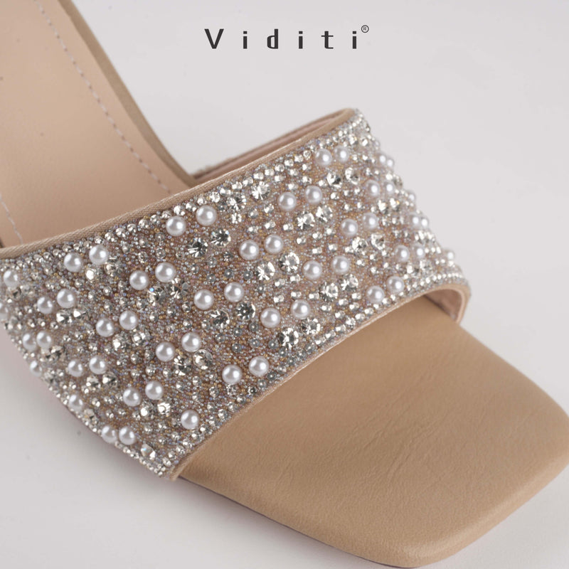 Viditi Caira Sandal 7 cm | Shoes | Sendal Import Wanita | Santai | Jalan | Harian | Heels