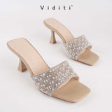 Viditi Caira Sandal 7 cm | Shoes | Sendal Import Wanita | Santai | Jalan | Harian | Heels