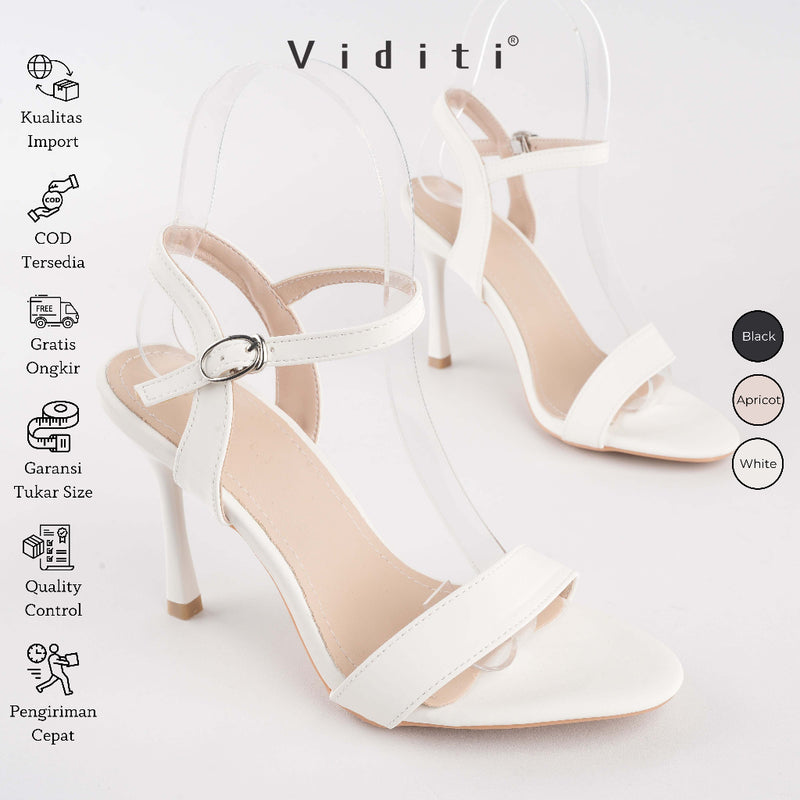 Viditi Elsie Heels 9 cm | Shoes | Sepatu Import Wanita | Nikahan | Wisuda | Seserahan | Pesta