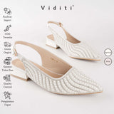 Viditi Luisa Sling Back Block Heels 3cm