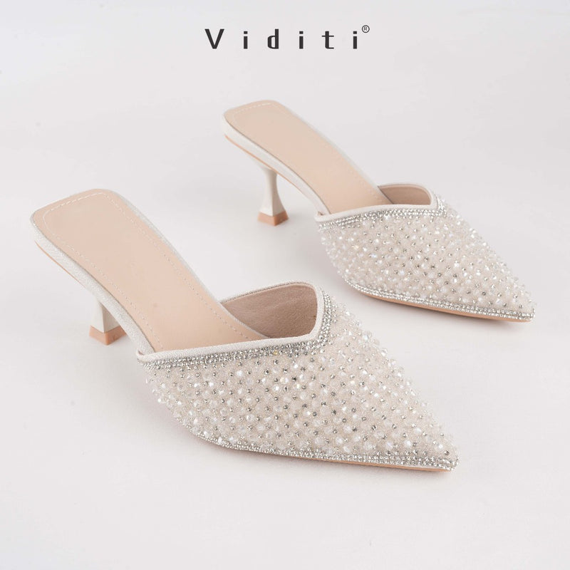 Viditi Junia Mules Heels 5 cm | Shoes | Sepatu Import Wanita | Pesta | Wisuda | Kerja
