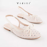 Viditi Berina Flat Shoes | Sepatu Import Wanita | Lepes | Teplek | Kerja | Kuliah | Kantor | Crystal