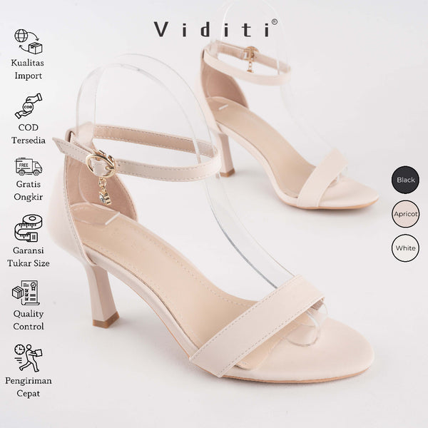 Viditi Josephine Heels 7 cm | Shoes | Sepatu Import Wanita | Nikahan | Wisuda | Seserahan | Pesta