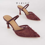 Viditi Seraphine Mules Heels 8 cm
