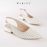 Viditi Luisa Sling Back Block Heels 3cm