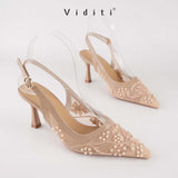 Viditi Seraphine Sling Back Heels 8 cm