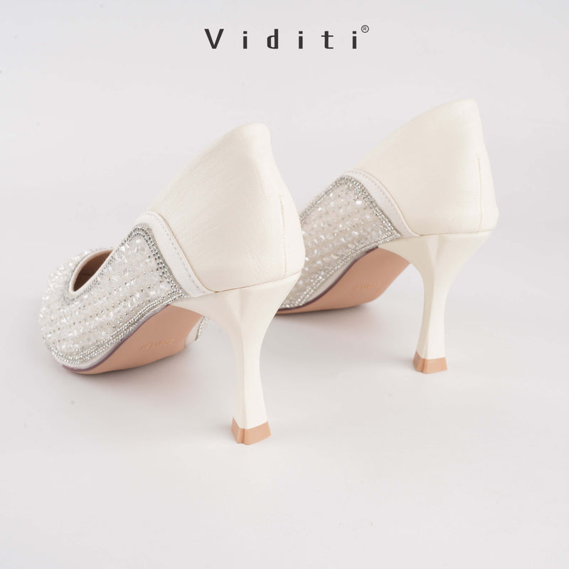 Viditi Seren Heels 7 cm | Shoes | Sepatu Import Wanita | Wedding | Nikahan | Wisuda | Seserahan