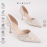 Viditi Amelie Heels 7 cm | Shoes | Sepatu Import Wanita | Hak Tinggi | Pesta | Wedding